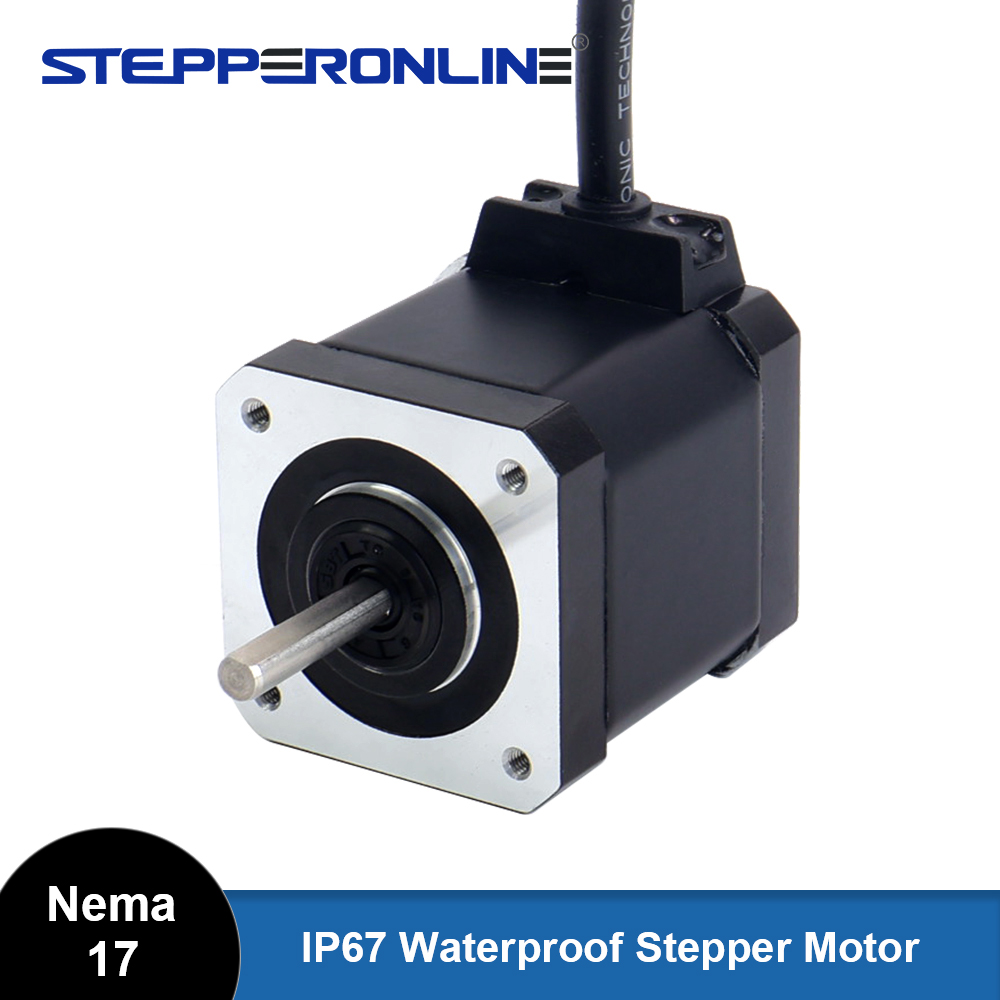 Closed Loop Stepper Motor Nema 17 - STEPPERONLINE Nema 17 IP67 Motor paso