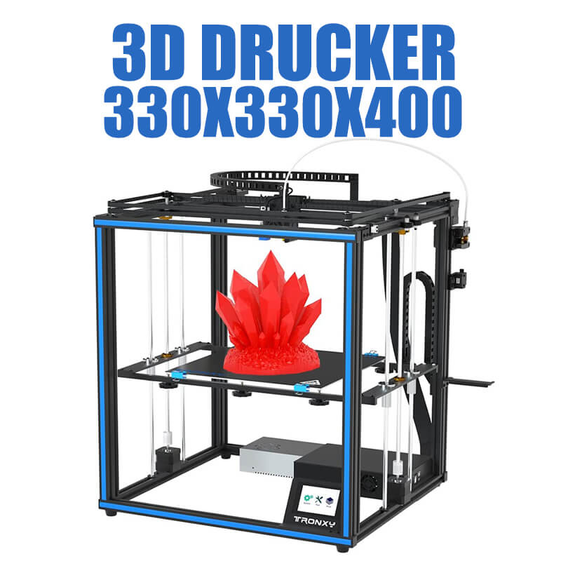 Corexy 3D Printer Kit - Tronxy-impresora 3D X5SA, tamaño de impresión