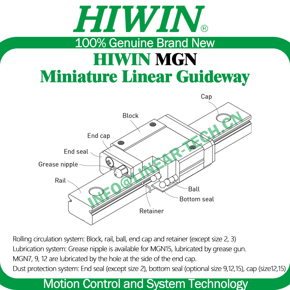 Carril lineal HIWIN MGN12H Z1  - Linear Rail Mgn12H Set reseña y precio