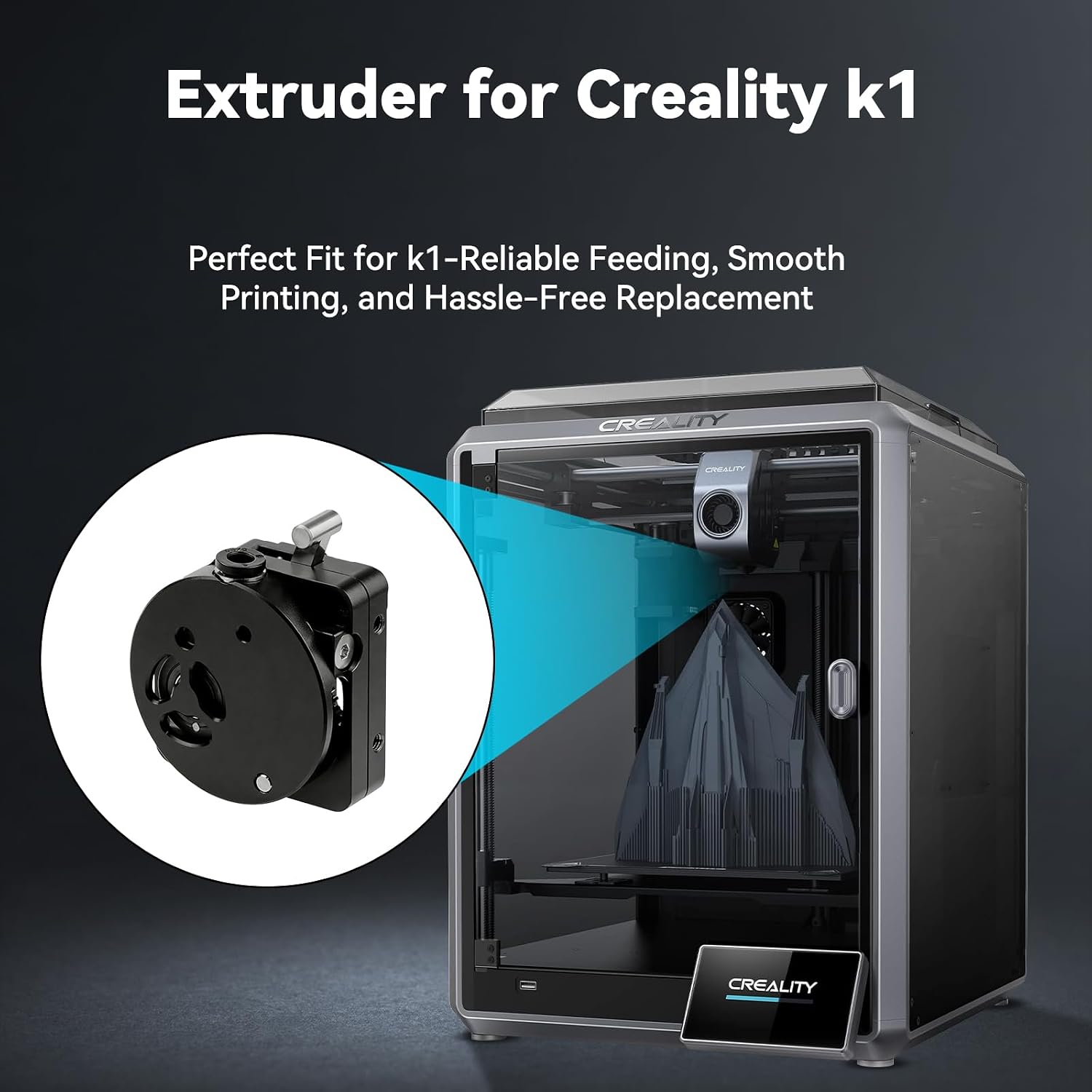 Kit de extrusión de metal K1 m - Direct Drive Dual Gear Extruder High Speed reseña y precio